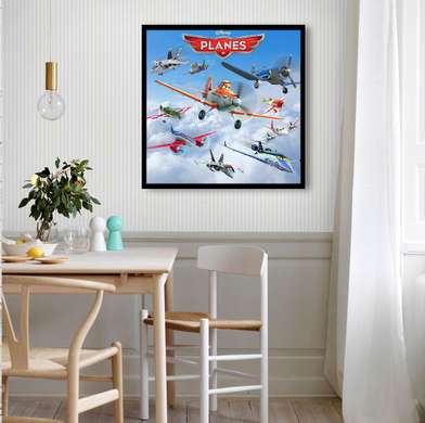 Постер - Самолеты, 40 x 40 см, Холст на подрамнике