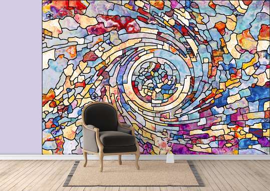 Wall Mural - Mosaic of flowers