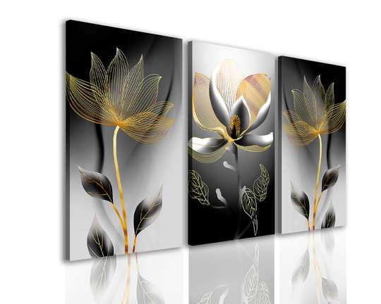 Modular picture, Three flowers
