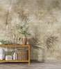 Wall mural - Bamboo trees in beige colors