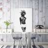 Poster - Beautiful body, 30 x 45 см, Canvas on frame, Nude