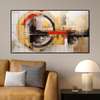 Poster - Abstract geometry, 90 x 45 см, Framed poster on glass, Abstract