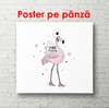Poster - My pink dream, 100 x 100 см, Framed poster