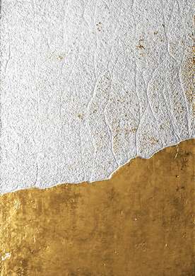 Poster - Metal auriu 1, 60 x 90 см, Poster inramat pe sticla, Seturi