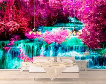 Wall Mural - Painted landscape