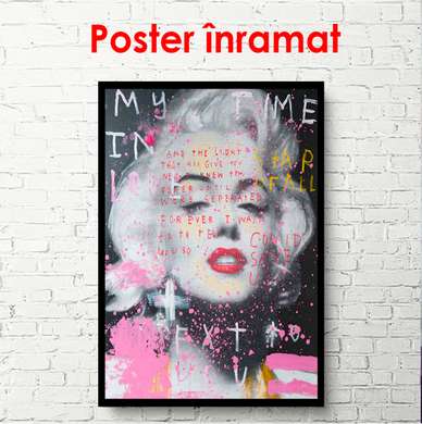 Poster - Marilyn Monroe, 60 x 90 см, Poster înrămat, Persoane Celebre