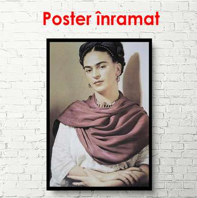 Poster - Frida Kahlo, 60 x 90 см, Framed poster