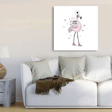 Постер - Моя розовая мечта, 100 x 100 см, Постер в раме, Для Детей