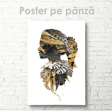 Poster - Girl, 60 x 90 см, Framed poster on glass, Glamour