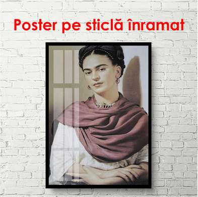Poster - Frida Kahlo, 60 x 90 см, Poster înrămat, Persoane Celebre