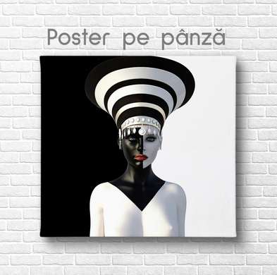 Poster - The Look, 40 x 40 см, Canvas on frame