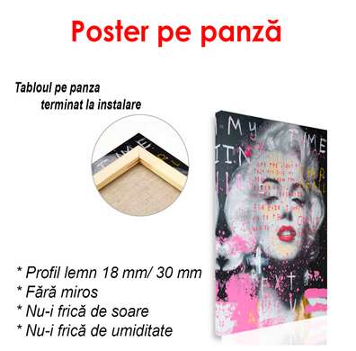 Poster - Marilyn Monroe, 60 x 90 см, Framed poster