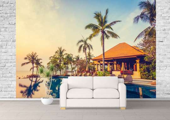 Wall Mural - House by the sea