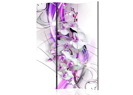 Ширма - Орхидея на абстрактном фоне, 7