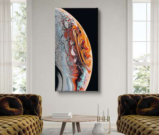 Постер - Юпитер, 30 x 60 см, Холст на подрамнике, Космос