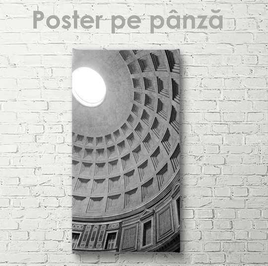 Poster - Building architecture, 30 x 60 см, Canvas on frame
