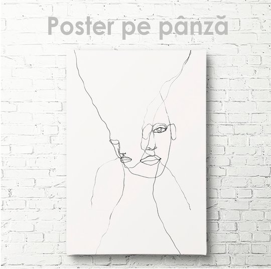 Poster, Chipurile, 30 x 45 см, Panza pe cadru