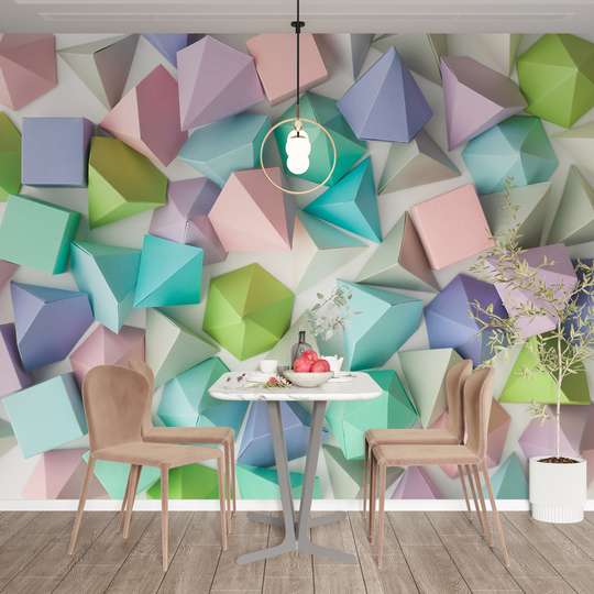 Wall Mural - Colorful triangles.