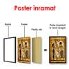 Постер - Старинная фотография Египетских жителей, 45 x 90 см, Постер в раме, Винтаж