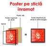 Poster - Red grapefruit, 90 x 60 см, Framed poster, Food and Drinks