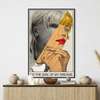 Poster - The girl of my dreams, 60 x 90 см, Framed poster on glass, Famous People