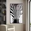 Poster - Zebra, 60 x 90 см, Framed poster on glass, Animals