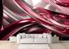 Wall Mural - Delicate burgundy abstraction