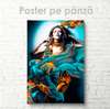 Poster - Dream Girl, 60 x 90 см, Framed poster on glass, Different