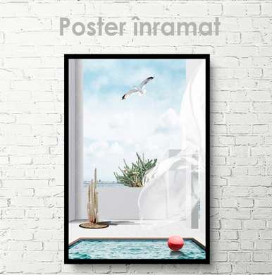 Poster - Seagull, 30 x 45 см, Canvas on frame
