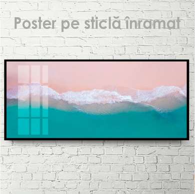 Poster - Idyll, 90 x 45 см, Framed poster on glass