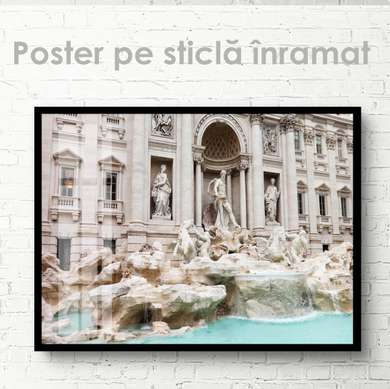 Poster - Havuzul renumit din Italia, 90 x 45 см, Poster inramat pe sticla