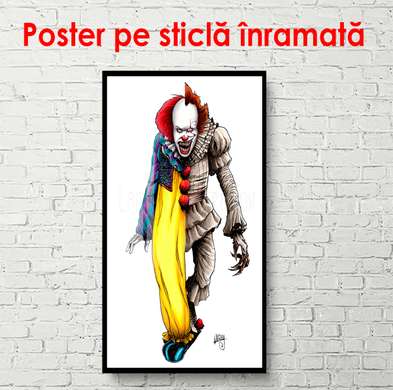 Poster - Clovn, 30 x 60 см, Panza pe cadru, Diverse