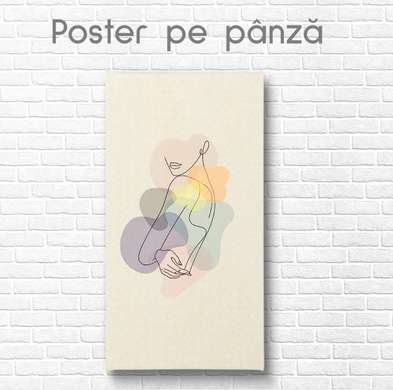 Poster - Siluetă, 30 x 60 см, Panza pe cadru