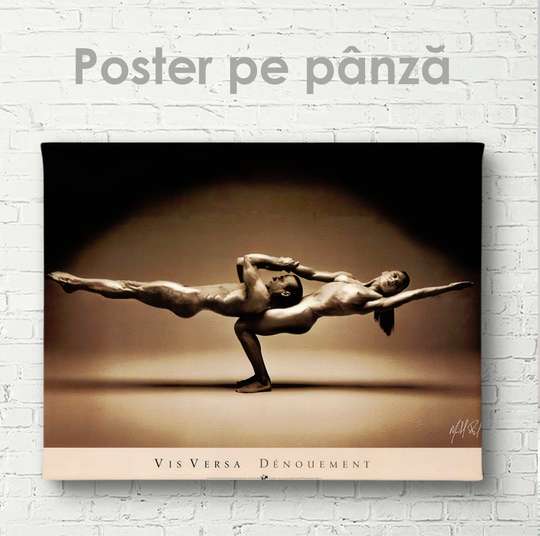 Poster - Balance, 45 x 30 см, Canvas on frame, Nude