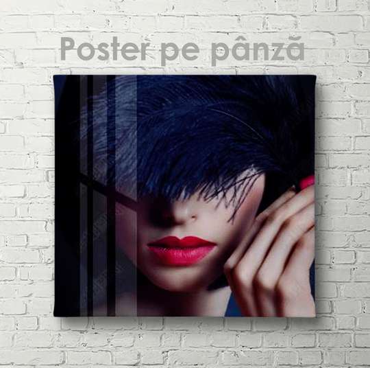 Poster - Lady, 40 x 40 см, Panza pe cadru