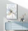 Poster - Painted Large Flower, 60 x 90 см, Framed poster on glass, Flowers