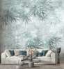 Wall mural - Bamboo trees in light blue colors