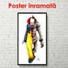 Постер - Клоун, 30 x 60 см, Холст на подрамнике, Разные