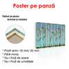 Poster - Painted birches, 90 x 60 см, Framed poster, Nature