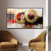 Poster - rings, 90 x 45 см, Framed poster on glass, Abstract