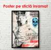 Poster - Copertă pentru Play Boy cu Kate Moss, 60 x 90 см, Poster înrămat, Persoane Celebre
