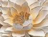 3D Wallpaper - Blooming white flower