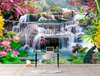 Wall Mural - Fairytale park with a waterfall