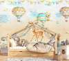 Nursery Wall Mural - Cute animals and balloons