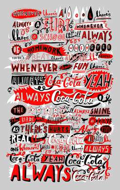 Poster - Always Choose Coca Cola, Framed poster, Quotes