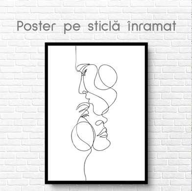 Poster - He and She, 30 x 45 см, Canvas on frame