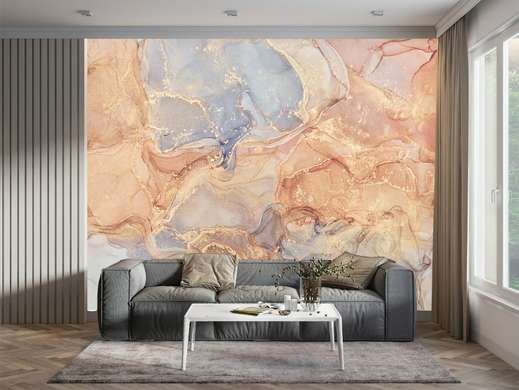 Wall Mural - Fluid in warm colors
