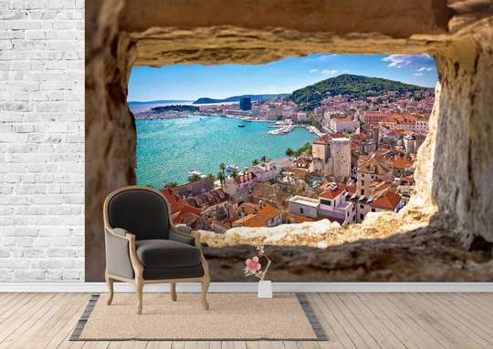 Wall Mural - Tunnel to the sea