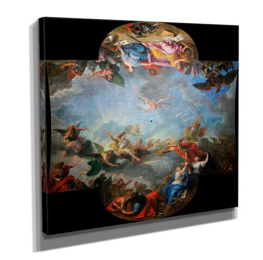 Постер - Боги и Богини на небесах, 40 x 40 см, Холст на подрамнике