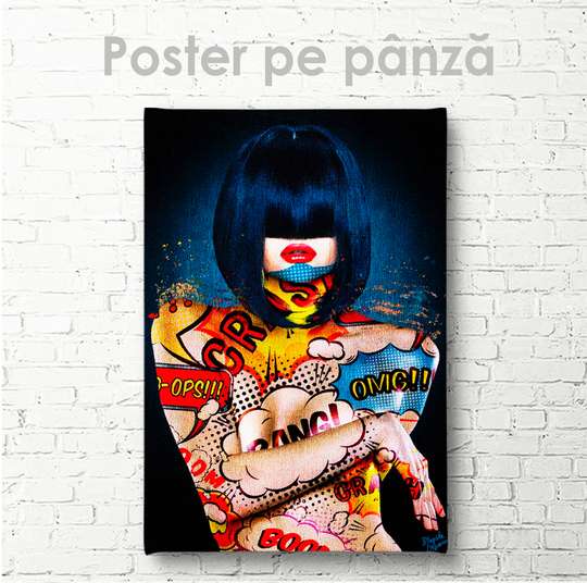 Poster - Body Art, 30 x 60 см, Canvas on frame, Glamour